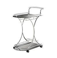 Slickblue Dazzling Serving Cart for Stylish Home Entertaining and Decor