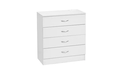 Slickblue 4-Drawer Nightstand Dresser for Stylish and Functional Bedroom Storage