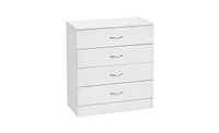 Slickblue 4-Drawer Nightstand Dresser for Stylish and Functional Bedroom Storage
