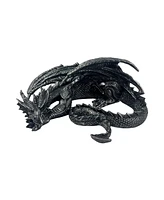 Fc Design "2-pc Set" 10.5"W Black Dragon Flying Figurine Statue Ornament Home Room Office Decor and Perfect Ideas for Housewarming, Holidays and Birth