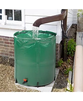 Slickblue Folding Rain Barrel Water Collector for Efficient Water Storage and Space-Saving Design