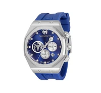 Technomarine Men's Tm-520001 Reef Quartz Chronograph Blue, Silver Dial Watch