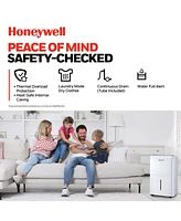 Honeywell 2024 New! 25-Pint Energy Star Smart Dehumidifier with WiFi and Alexa Voice Control for 1,500 Sq Ft – Laundry Mode, Auto-Comfort Mode