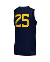 Nike Big Boys and Girls 25 Navy West Virginia Mountaineers Replica Basketball Jersey