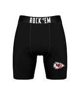 Rock 'Em Men's Kansas City Chiefs Primary Crew Socks Boxer Briefs Combo Pack