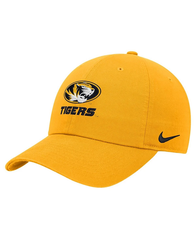 Nike Men's Gold Missouri Tigers Club Adjustable Hat