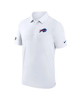 Nike Men's White Buffalo Bills Sideline Coaches Performance Polo