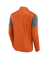 Fanatics Men's Orange Clemson Tigers Primary Quarter-Zip Top