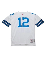 Mitchell & Ness Men's Roger Staubach White Dallas Cowboys 1975 Authentic Throwback Retired Player Jersey