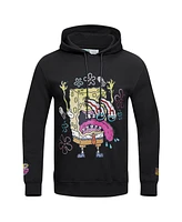 Freeze Max Men's Black SpongeBob SquarePants Messy and Gross Bob Pullover Hoodie