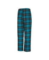 Concepts Sport Men's Black/Teal Jacksonville Jaguars Vector T-Shirt Flannel Pants Sleep Set