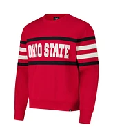 '47 Men's Scarlet Ohio State Buckeyes Coaches Collection Pullover Sweatshirt