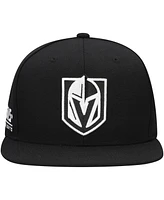 Mitchell & Ness Men's Black Vegas Golden Knights Team Snapback Hat