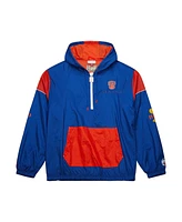 Mitchell & Ness Men's and Women's Blue New York Knicks Hardwood Classics Team Og 3.0 Anorak Half-Zip Windbreaker Jacket