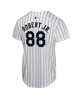 Nike Big Boys and Girls Luis Robert Jr. White Chicago Sox Home Player Game Jersey