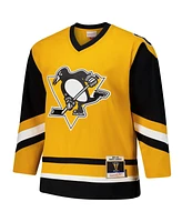 Mitchell & Ness Men's Mario Lemieux Gold Pittsburgh Penguins 1984-85 Power Play Jersey