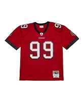 Mitchell & Ness Men's Warren Sapp Red Tampa Bay Buccaneers 2002 Legacy Replica Jersey