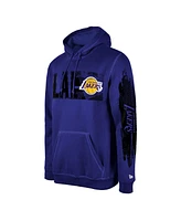 New Era Men's Los Angeles Lakers Purple Tip-Off Collection Pullover Hoodie