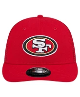 New Era Men's Scarlet San Francisco 49ers Low Profile 9FIFTY Snapback Hat