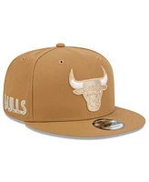 New Era Men's Tan Chicago Bulls 2024/25 City Edition Alternate 9FIFTY Snapback Hat