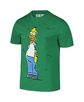 Freeze Max Men's Homer Simpson Kelly Green the Simpsons Hiding Bushes T-Shirt