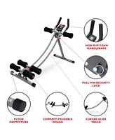 Sunny Health & Fitness Core Glider Ab Waist Trainer Machine - Sf-A022005