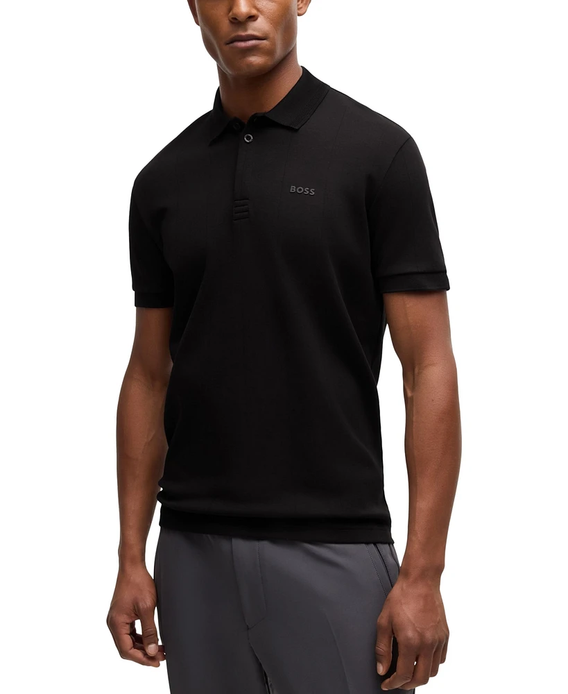 Boss by Hugo Men's Drop Needle Stitching Paddy Polo