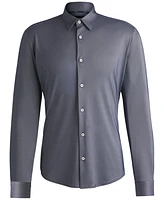 Boss by Hugo Men's Slim-Fit Performance-Stretch Shirt