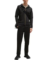 Boss by Hugo Men's Double B Monogram Zip-Up Hoodie