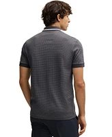 Boss by Hugo Men's Jacquard Regular-Fit Paddy Polo