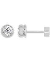 Cubic Zirconia Stud Earrings (3/8 ct. t.w.) 14k Gold-Plated Sterling Silver