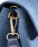 On 34th Kristt Small Denim Top Handle Crossbody, Exclusively at Macy's