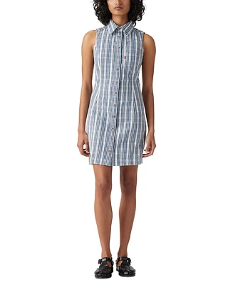 Levi's Women's Zeda Printed Denim Shirtdress