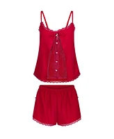 Adore Me Women's Kiora Cami And Shorts Pajama Set