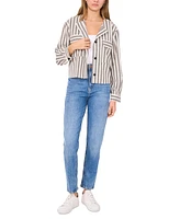 Vince Camuto Women's Striped Cropped Jacket