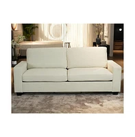 Comfy Couch for Living Room, 83-inch Corduroy Sofa with Removable Cover, 3 Seater Couch Modern Sofa with Deep Seats for Bedroom Apartment Home Office,