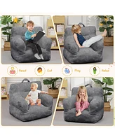 gaomon Kids Bean Bag Chair, Comfy Toddler Sofa, Soft Corduroy Lazy Chair for Boys and Girls, for Gaming, Reading, and Napping