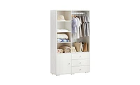 Slickblue Elegant Bedroom Armoire for Stylish and Spacious Clothing Storage