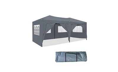 Slickblue Heavy Duty Awning Canopy Pop Up Gazebo Marquee Party Wedding Event Tent