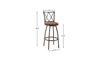 Slickblue Set of 2 Piece Bar Stools for Stylish and Comfortable Counter Seating