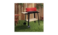 Slickblue Efficient Charcoal Oven for Flavorful Outdoor Cooking and BBQs