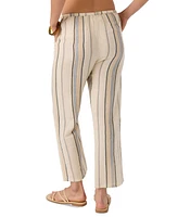 O'Neill Juniors' Brenda Cotton Gauze Striped Pants