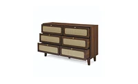 Slickblue Wooden Drawer Bedroom Dresser with Ample Storage and Stylish Design for Home Organization