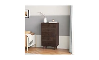 Slickblue Multifunctional Dresser Cabinet Bar Cabinet with Storage for Bedroom or Home Bar Organization