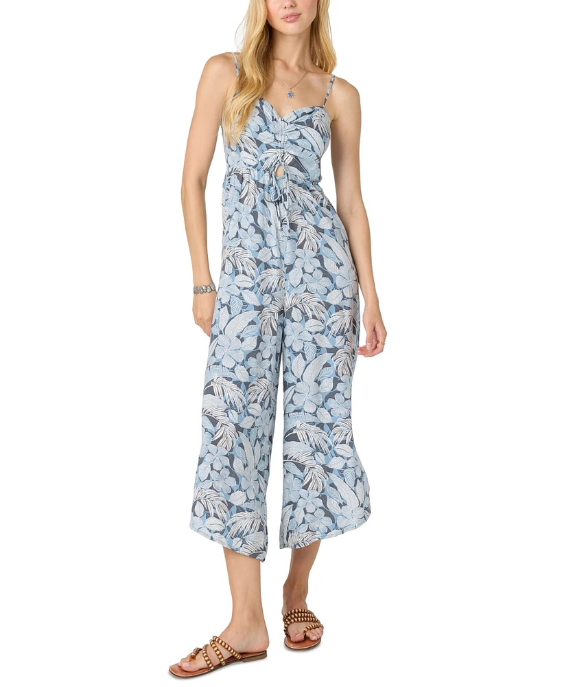 O'Neill Juniors' Keiko Printed Wide-Leg Jumpsuit