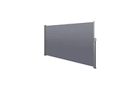 Slickblue Uv Resistant and Waterproof Patio Privacy Screen, Retractable Side Screen Awning