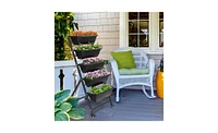 Slickblue 5-Tier Vertical Garden Bed for Space-Saving and Efficient Plant Growth