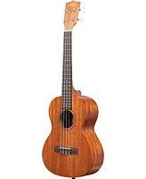 Kala Ka-15T Mahogany Tenor Ukulele Bundle with Gig Bag, Tuner, Strap and Strings