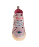 Disney Toddler and Little Girls Stitch High Top Light Up Sneakers