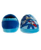 Sonic The Hedgehog Toddler and Little Boys Dual Sizes Slippers